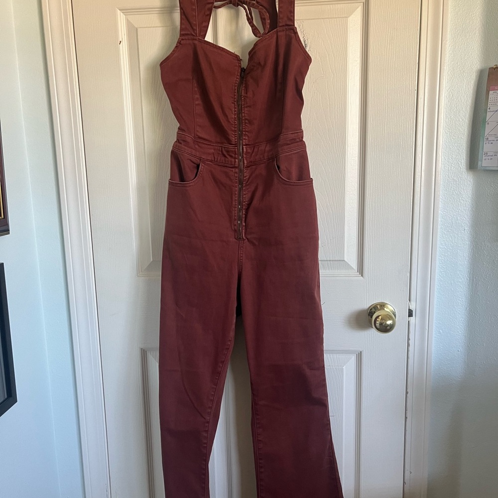 Rust Red Jumpsuit